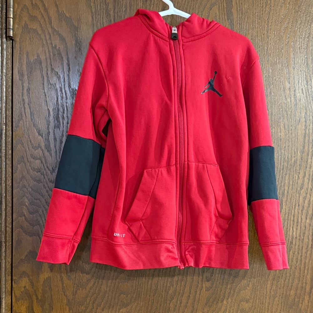 Nike Jordan’s kids Red and Black Jacket